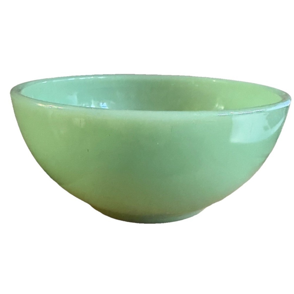 Fire King Jane Ray Jadeite Green Dessert Bowls x2 Anchor Hocking Berry 5"USA